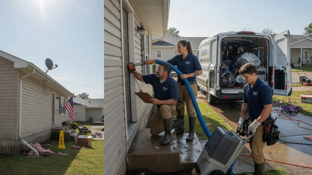 Ceiling Water Damage Restoration in Pulaski, TN near me